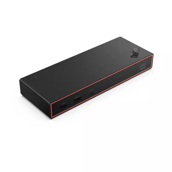 Stație Docking Lenovo ThinkPad USB4 Smart Dock 5500, Negru, 7 image