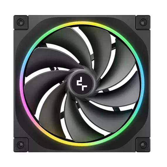 PC Case Fan Deepcool FL14 Reversed ARGB 140x140x25mm, ≤31.46 dB, 66,59CFM, 500-1700RPM, PWM, Hydro B, 3 image