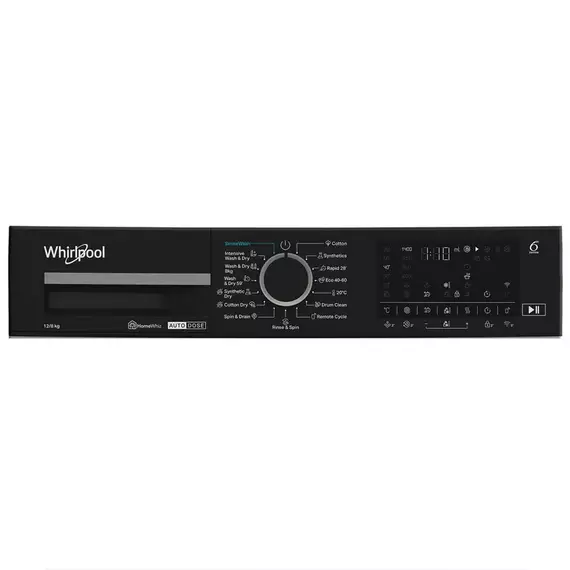 Mașină de spălat cu uscător Whirlpool WPD 2836W ADS EE, 12kg, Alb, 3 image