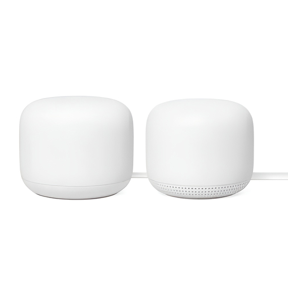 Google Nest WiFi Router and Point (2 pack) White