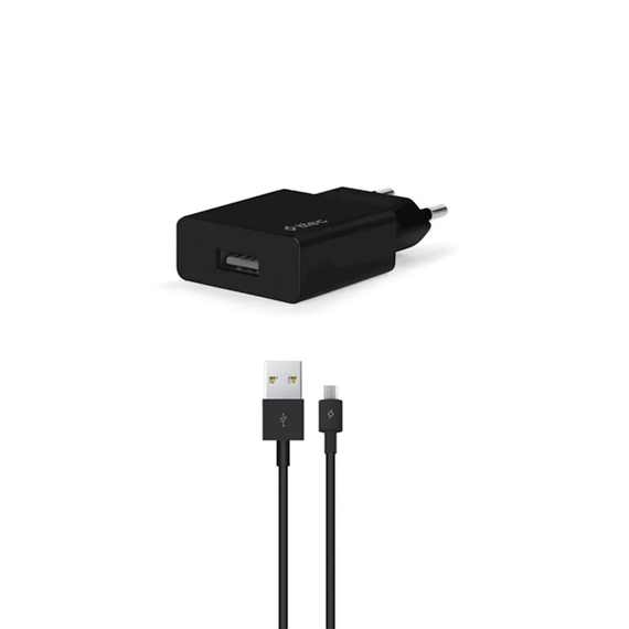 ttec Wall Charger with Cable USB to Micro USB 2.1A (1.2m) Smart Travel, Black