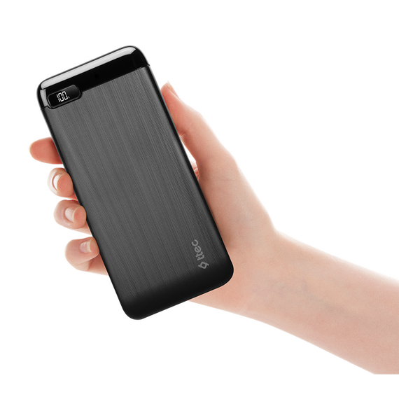 ttec Powerbank 20.000 mAh LCD Power Slim, Black, 2 image