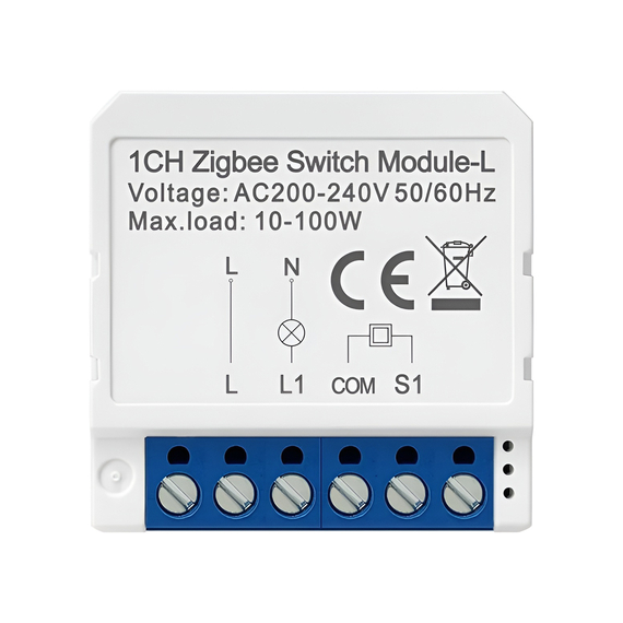 Avatto Smart Light Switch 1 Gang 100W Zigbee (No Neutral Wire)