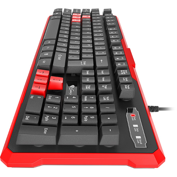 Genesis Keyboard Rhod 110, RU Layout, Red, 3 image