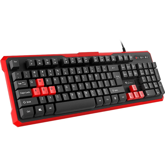 Genesis Keyboard Rhod 110, RU Layout, Red, 2 image