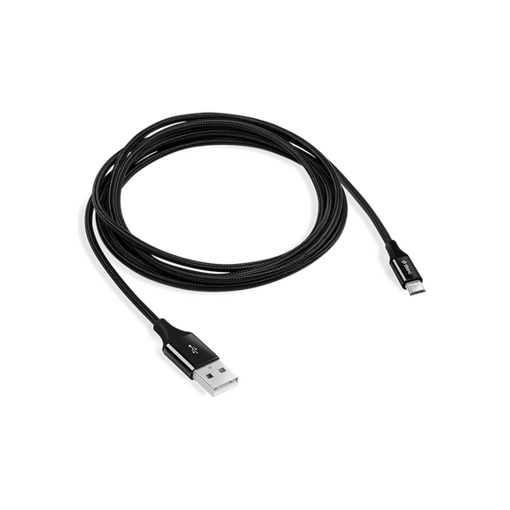 ttec Cable USB to Micro USB 2.4A (1.2m) Alumi, Black, 2 image