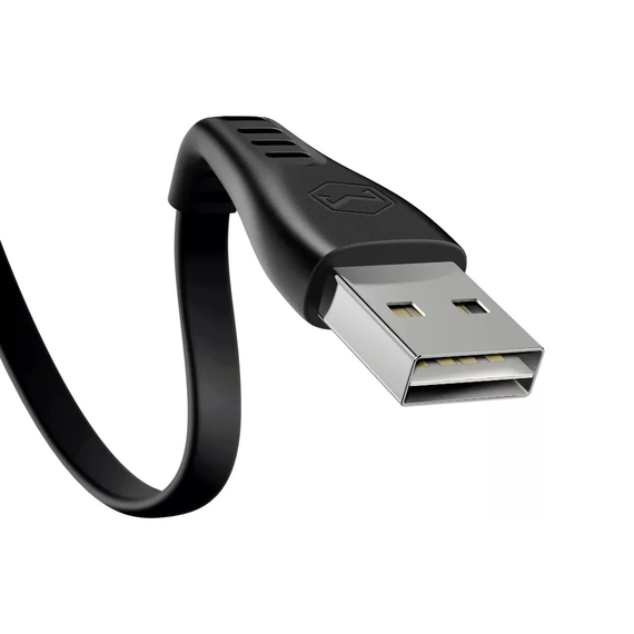 Mcdodo Cable USB to Lightning Flyng Fish LED 1.2m, Black, 2 image