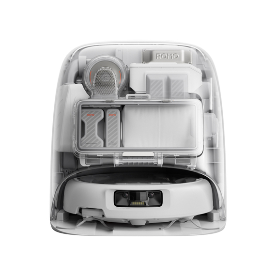DJI Robot Vacuum Cleaner ROMO P, White