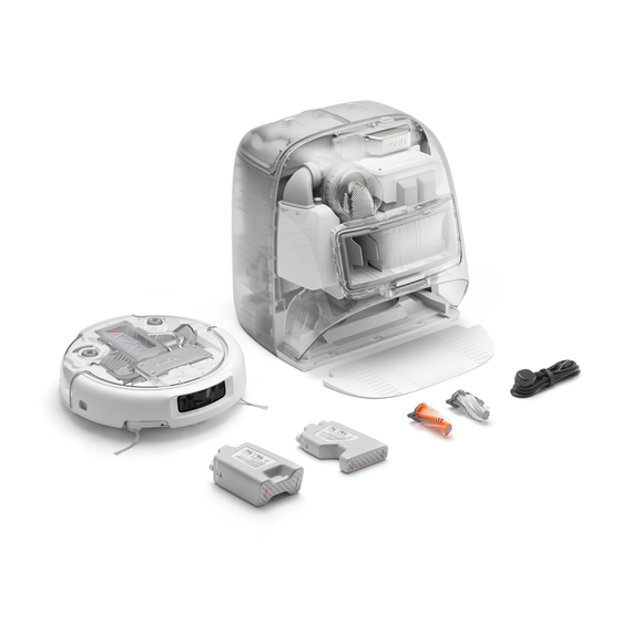 DJI Robot Vacuum Cleaner ROMO P, White, 3 image