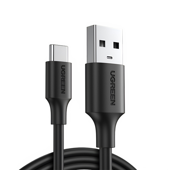 UGREEN Cable USB-A to Type-C 1M 3A 18W US287, Black