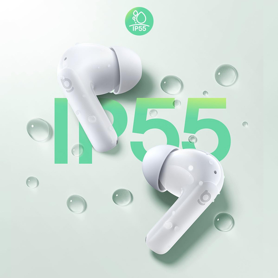Baseus In-Ear True Wireless Earbuds Bass BP1 NC, Moon White, 3 image