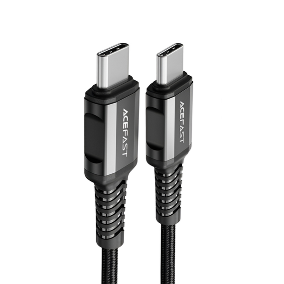 Acefast Cable Type-C to Type-C 60W 1.2m Aluminum Alloy, Black