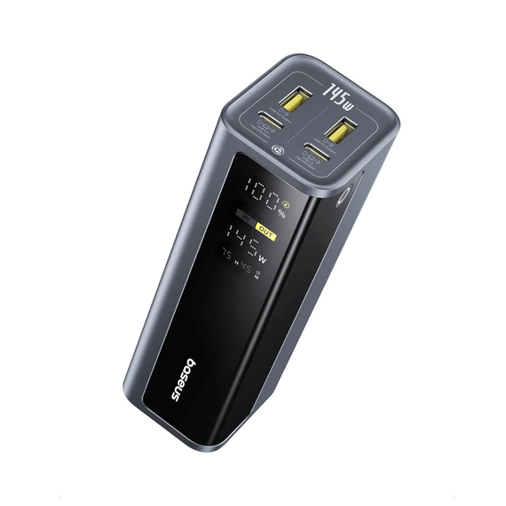 Baseus Power Bank 20800mAh 145W with Cable Type-C 0.3m,  EnerGeek GP12, Space Grey, 2 image