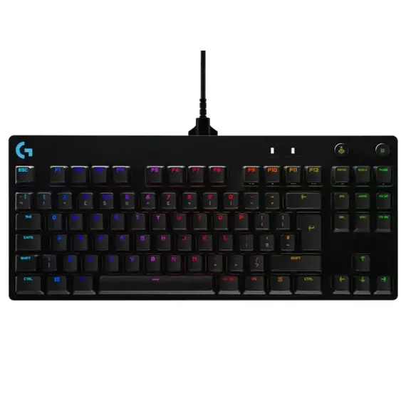 Tastatură Gaming Logitech G Pro, Cu fir, Black