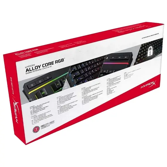 Tastatură Gaming HyperX Alloy Core RGB, USB, Black, 4 image