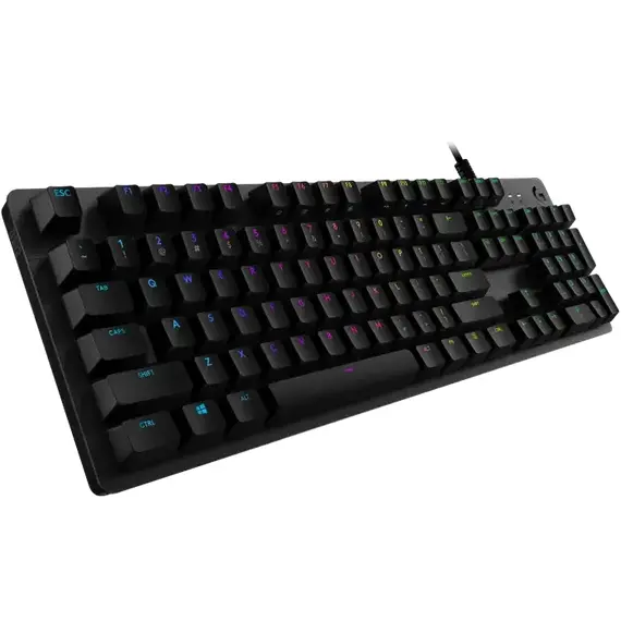 Tastatură Gaming Logitech G512 Carbon Lightsync RGB, USB, Black, 4 image
