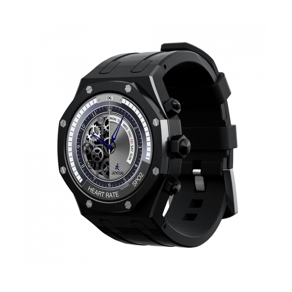 Charome Smart Watch HD Call T12 Amoled, Black