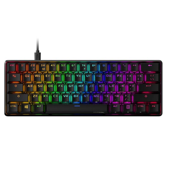 Tastatură Gaming HYPERX Alloy Origins 60, HyperX Red key switch, Black