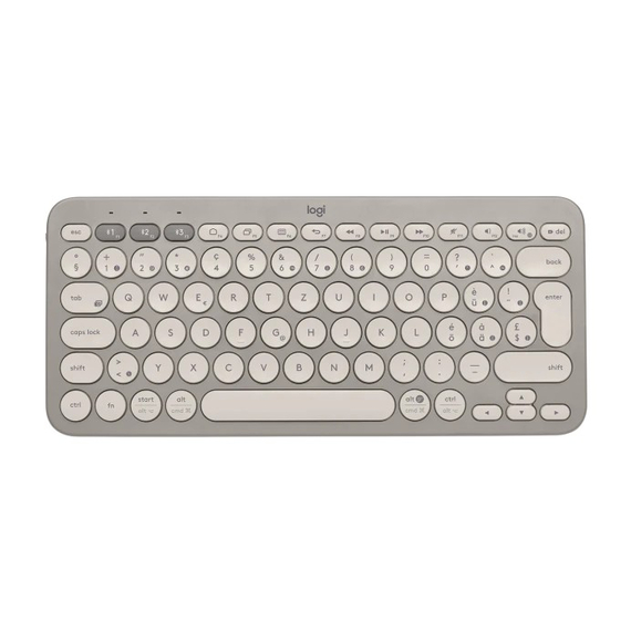Tastatură Wireless Logitech K380, Bluetooth, Sand