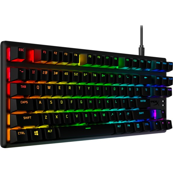 Tastatură Gaming HYPERX Alloy Origins Core PBT, HyperX Aqua - Tactile key switch, 2 image