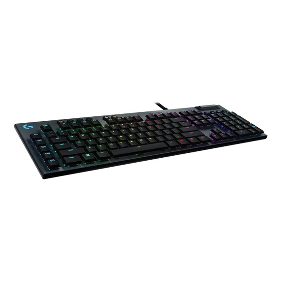 Tastatură Gaming mecanică Logitech G815 LIGHTSYNC RGB, GL Linear, CARBON, USB, LINEAR SWITCH, 2 image