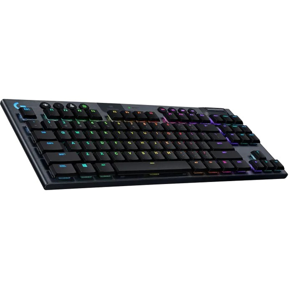 Tastatură gaming mecanică Wireless Logitech G915 TKL, Carbon, 2 image