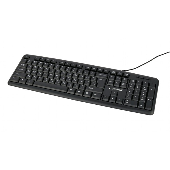 Tastatură Gembird KB-MCH-04-RU, USB, Black, 2 image