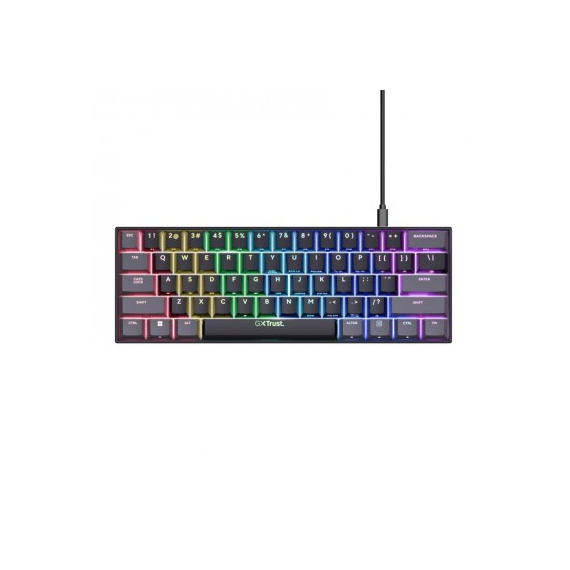 Tastatură Gaming Trust GXT 867 ACIRA, USB, Black