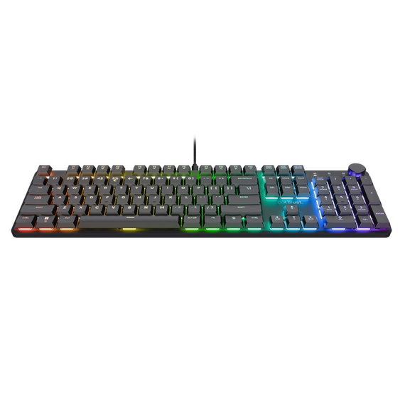 Tastatură Gaming TrustGXT 866 TORIX, USB, Black, 3 image