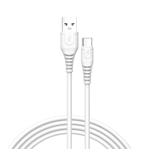 Jokade Cable USB to Type-C Zhizun 3A 1m, White