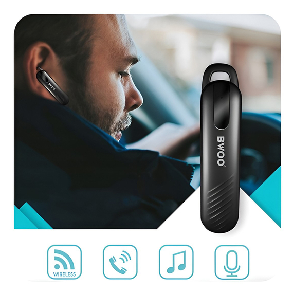 BWOO Headset Wireless BW76, Black, 2 image