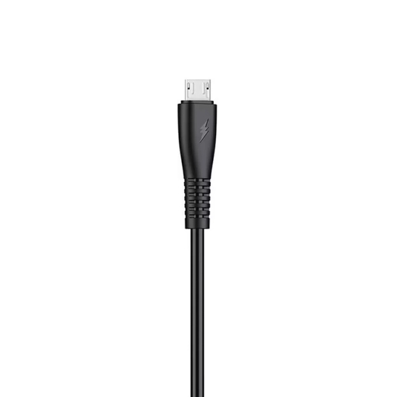 Jokade Wall Charger with Cable USB to Micro-USB Single Port 5A JB022, Black, 2 image