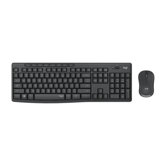 Logitech Wireless Combo MK295 Silent, Multimedia Keyboard & Mouse, Graphite, ENG, USB, Retail