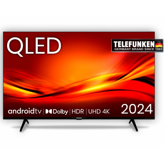 65" LED TV Telefunken 65QUA9360, Black