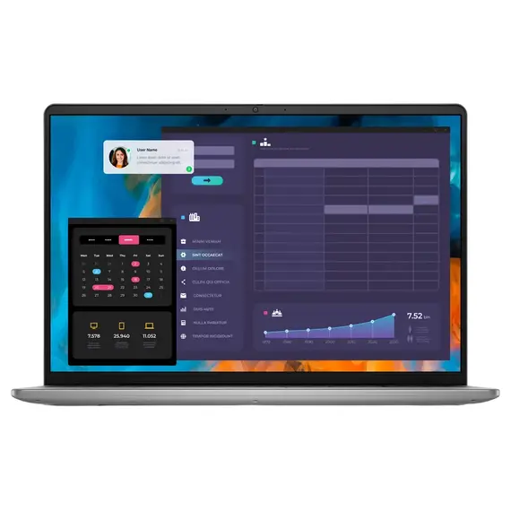 Laptop Dell Vostro 5640, 16.0" Titan Grey / Intel Core 7 150U / 16GB / 1TB SSD, 6 image