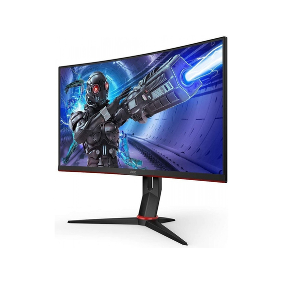 27.0” Gaming Monitor AOC C27G2ZE/BK / 0.5ms / Curved / 240Hz / Black/Red, 3 image