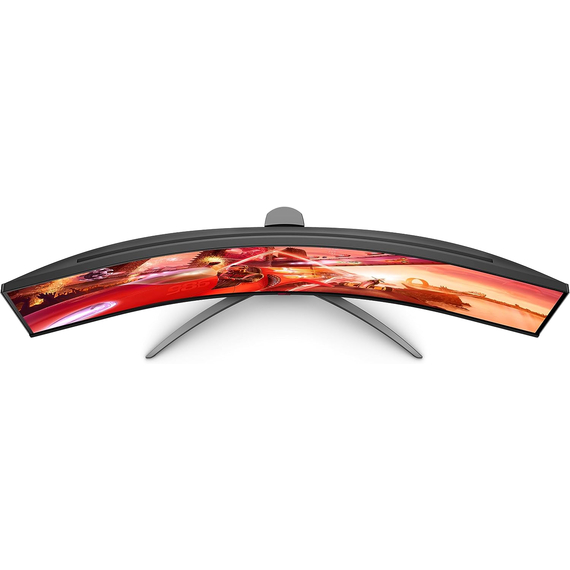 49.0” Gaming Monitor AOC AGON AG493QCX / Curved / UltraWide / 32:9 / 144Hz / Black/Silver, 4 image