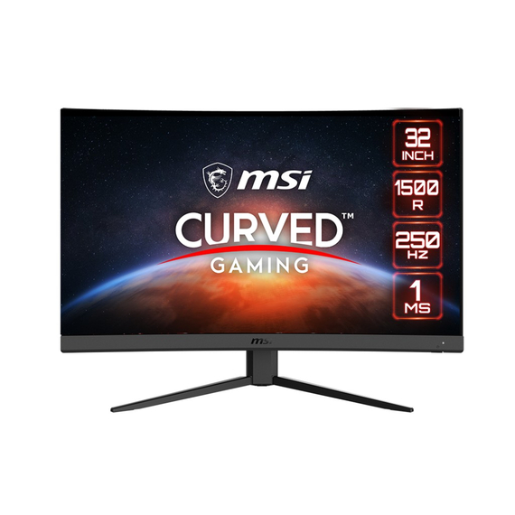 31.5” Gaming Monitor MSI G32C4X/ Curved/ 1ms/ 250Hz/ Black