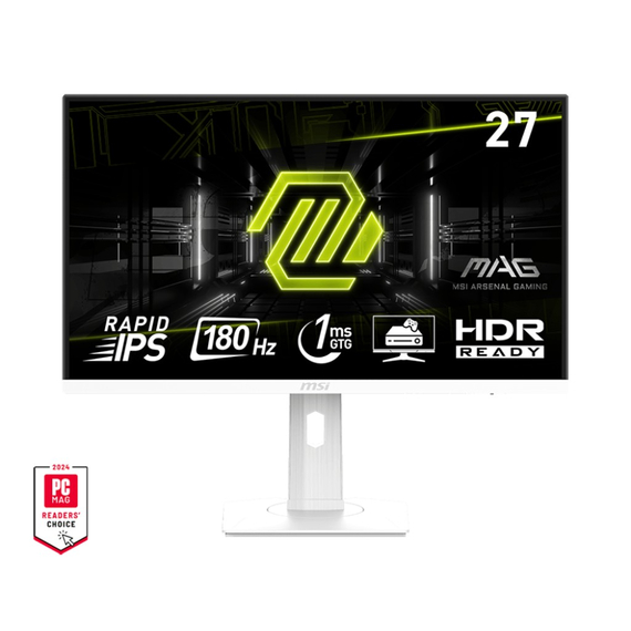 27.0” Monitor Gaming MSI MAG 274PFW / 1ms / 180Hz / White