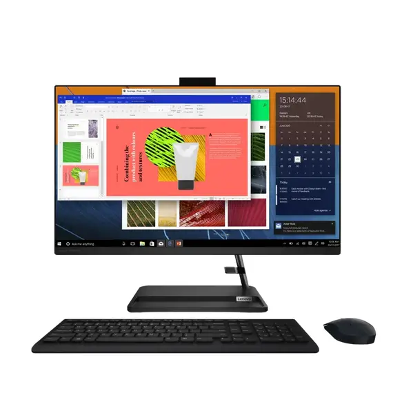 All-in-One PC 27.0” Lenovo IdeaCentre 3 27ALC6 / AMD Ryzen 7 7730U / 16GB / 1TB SSD / Black