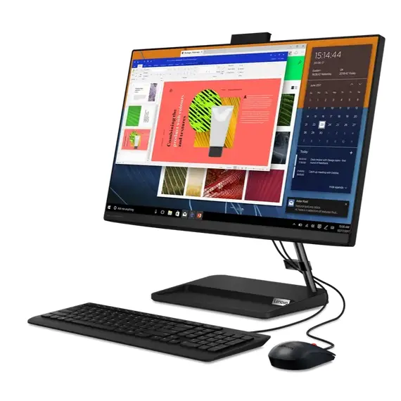 All-in-One PC 23.8” Lenovo IdeaCentre 3 24ALC6 / AMD Ryzen 5 7430U / 8GB / 512GB SSD / Black, 12 image