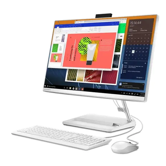 All-in-One PC 23.8” Lenovo IdeaCentre 3 24ALC6 / AMD Ryzen 5 7430U / 8GB / 512GB SSD / White, 12 image