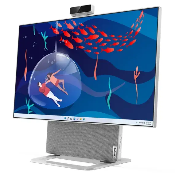 All-in-One PC 27.0” Lenovo Yoga 7 27APH8 / AMD Ryzen 7 7840HS / 32GB / 1TB SSD / Cloud Grey, 3 image