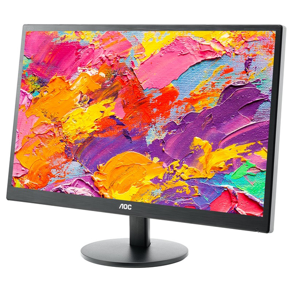 23.6'' Monitor AOC m2470swh / 5ms / Black, 2 image