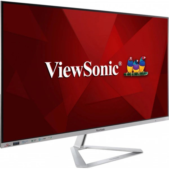 31.5” Monitor VIEWSONIC VX3276-4K-MHD / 4K / 4ms / Silver/Black, 2 image