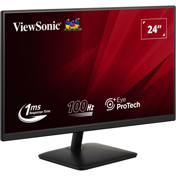23.8” Monitor VIEWSONIC VA2408-MHDB / 1ms / 100 Hz / Black, 2 image