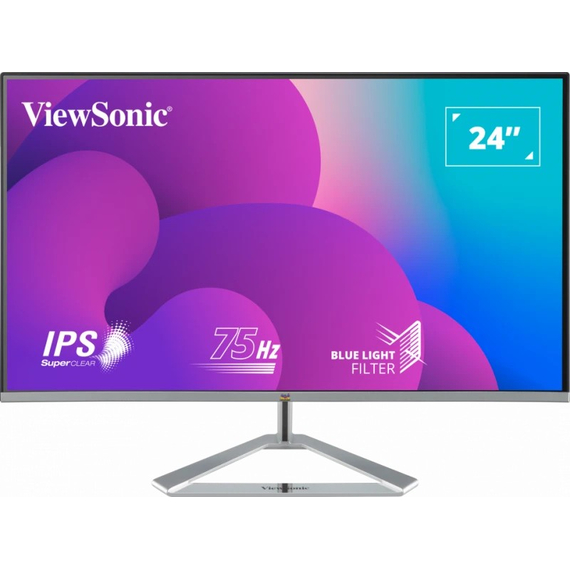 23.8” Monitor VIEWSONIC VX2476-SMH / 4ms / Silver/Black