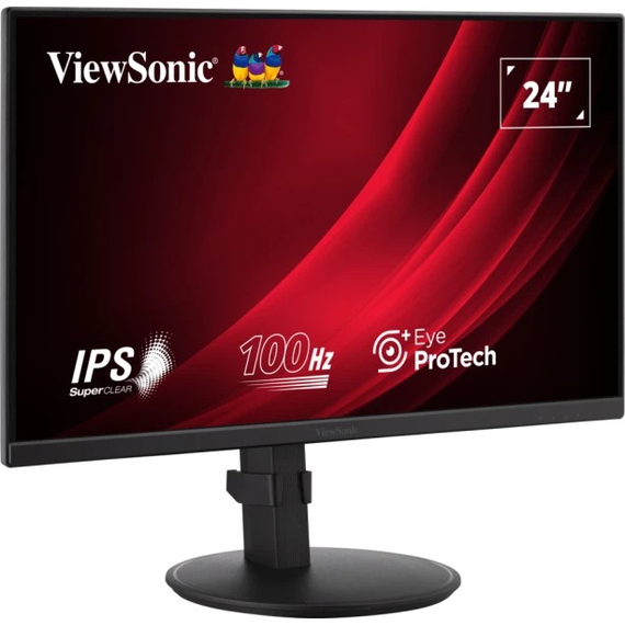 23.8” Monitor VIEWSONIC VA2408-HDJ/ 1ms/ 100 Hz/ Black, 2 image