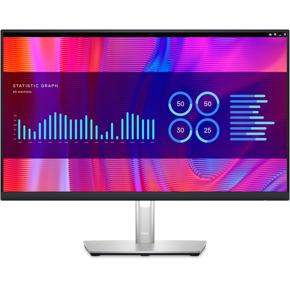 23.8” Monitor DELL P2423DE / 5ms / QHD / Black/Silver