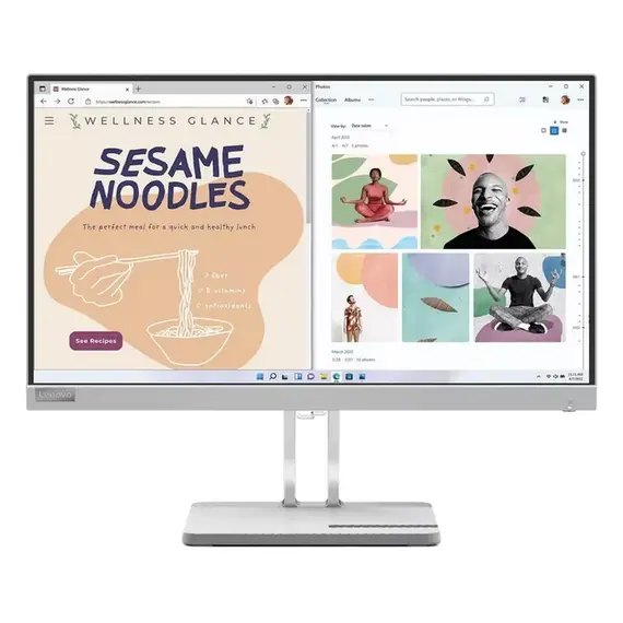 23,8" Monitor Lenovo L24e-40 / VA 1920x1080 FHD / Storm Gray